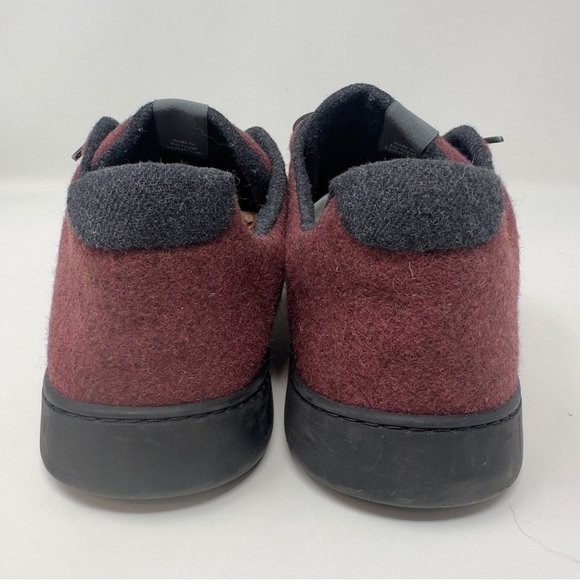 Baabuk Urban Wooler Wool Burgundy Casual Sneakers - Picture 4 of 9